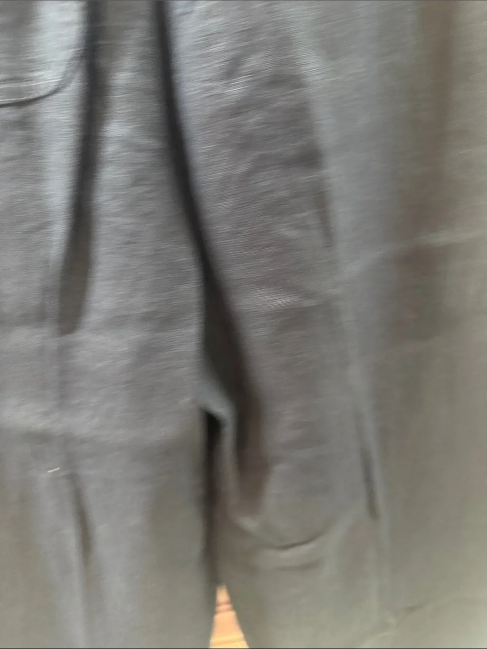 NWOT Quince Deep Navy Linen Pants with Side Pockets & One Back Pocket Small #333